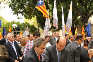 Andoni Ortuzar, Joseba Aurrekoetxea eta Koldo Zarraga 2013.eko Diadan