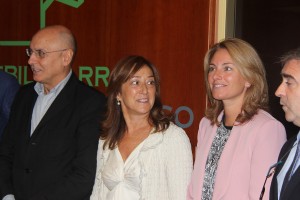 Reunión EAJ-PNV, PSE-EE y PP en el Parlamento Vasco