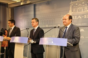 EAJ PNV PSE Firma del Acuerdo