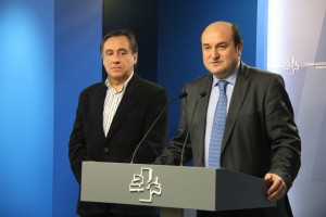 Andoni Ortuzar eta Xabier Agirre