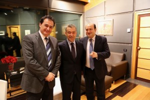 Andoni Ortuzar con el Presidente de Canarias, Paulino Rivero