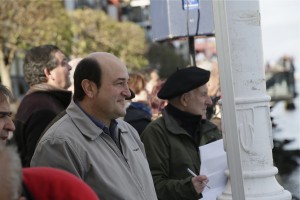 Andoni Ortuzar Fernando del Valleren Oroimenez 1. Traineruen Jaitsierako ekitaldian