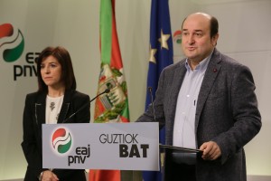 EBBren presidente den Andoni Ortuzarren adierazpena, NEBaren iragarkiaren ondoren