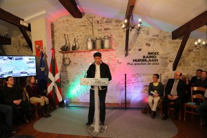 EAJ-PNB presenta en Baiona a sus candidatos para las eleciones municipales del Estado frances