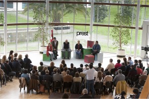 Jornadas sobre el futuro de las políticas sociales que EAJ PNV ha celebrado esta mañana en Miramon. 