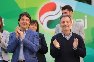 Izaskun Bilbao, Iñigo Urkullu, Andoni Ortuzar Barakaldoko ekitaldian