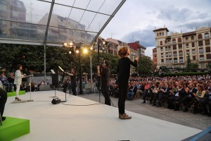 Izaskun Bilbao, Iñigo Urkullu, Andoni Ortuzar Barakaldoko ekitaldian