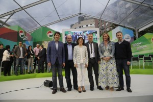 Izaskun Bilbao, Iñigo Urkullu, Andoni Ortuzar Barakaldoko ekitaldian