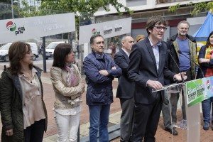 EAJk osasuna, hezkuntza eta pentsioen aldarria egin du 