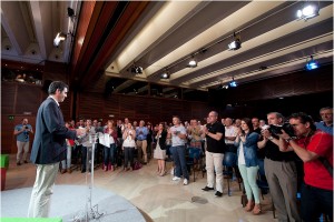 EAJ-PNV presenta a Markel Olano y Eneko Goia como candidatos a Diputado General y a Donostia