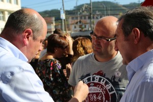 Ortuzar eta Atutxa Gernikako Azken Astelehenean egon dira Maria Uribe Gernikako alkatetzarak