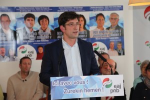 EAJ PNB presenta su candidatura a las cantonales francesas