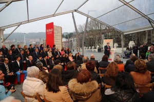 Presentación de la candidatura al ayto de Bilbao 2015 - Juan Mari Aburto