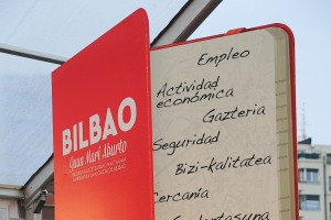 Presentación de la candidatura al ayto de Bilbao 2015 - Juan Mari Aburto