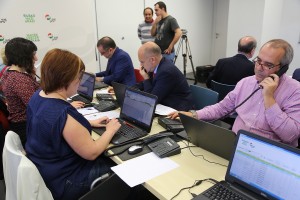Bizkaiko EAJ-PNVren call-center gunea martxan jartzea