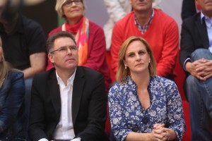 Mitin electoral en Getxo. Urkullu, Ortuzar, Rementeria, Landa