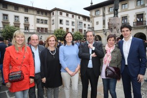 Gernika Lumoko mitina - Jose Mari Gorroño, Unai Rementeria, Andoni Ortuzar