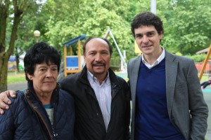 Unai Rementeria e Ibon Uribe en Galdakao