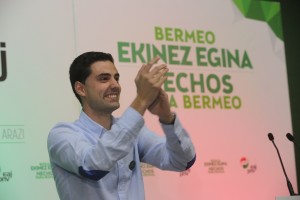 Bermeoko mitina - Aritz Abaroa, Ana Otadui, Unai Rementeria