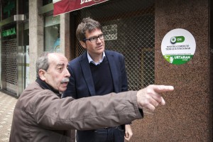 Gorka Urtaran combatirá la desertización comercial en los barrios 
