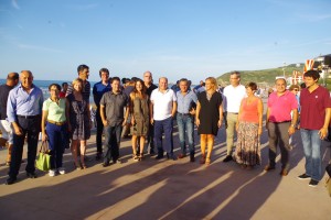 Ekitaldi politikoa Zarautzen 2015