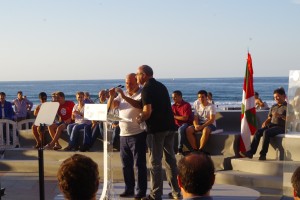 Ekitaldi politikoa Zarautzen 2015