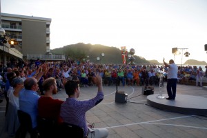 Acto político en Zarautz 2015