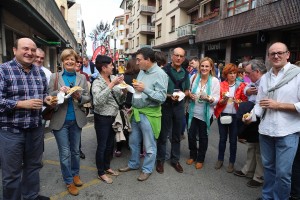 Representantes de EAJ PNV en el último lunes de Gernika 2015
