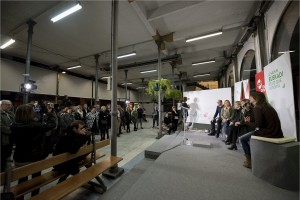 Joseba Agirretxea y  Mª Eugenia Iparragirre en Tolosa