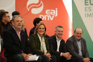 Mitina Getxon - Pedro Azpiazu, Iñigo Urkullu eta Andoni Ortuzar