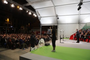 Mitin en Getxo - Pedro Azpiazu, Iñigo Urkullu y Andoni Ortuzar