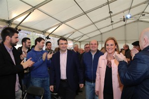 Mitin en Basauri - Aitor Esteban, Andoni Ortuzar