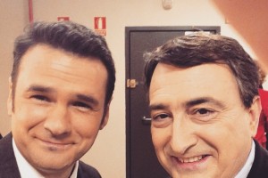 Aitor Esteban #DesdeDentro | Con Iñaki López justo antes de empezar el debate de 
