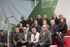 Mitin Donostia - Iñigo Urkullu, Andoni Ortuzar, Joseba Agirretxea