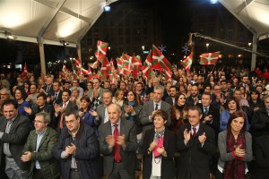 Mitina Barakaldon - Aitor Esteban, Iñigo Urkullu, Andoni Ortuzar