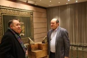 Bilera Andoni Ortuzar eta Alex Salmond