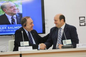 Presentación del libro de Alex Salmond