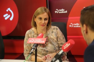 Itxaso Atutxa en el programa Boulevard de Radio Euskadi