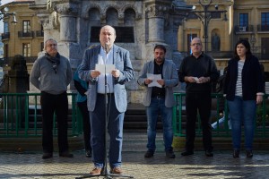 Foruen Monumentuaren aurrean irakurritako Aldarrikapena