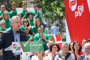 Ekitaldia Donostian. Joseba Agirretxea, Joseba Egibar, Iñigo Urkullu