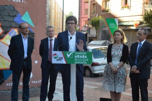 Ekitaldia Vitoria-Gasteizen. Gorka Urtaran, Mikel Legarda, Iñigo Urkullu (2016-06-20)