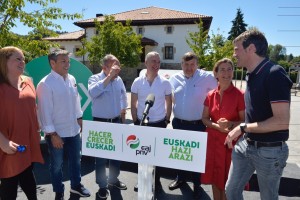 Iñigo Urkullu en el Alderdikide Eguna de Araba en Murgia