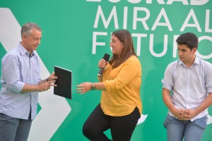 Iñigo Urkullu con EGI en Gasteiz