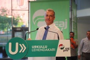 Iñigo Urkullu en el Palacio Euskalduna