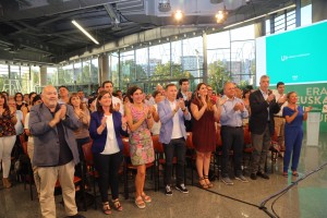 Candidatos de EAJ-PNV en el Palacio Euskalduna