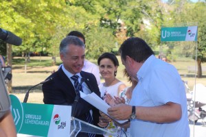 José Antonio Suso eta Iñigo Urkullu Amurrion