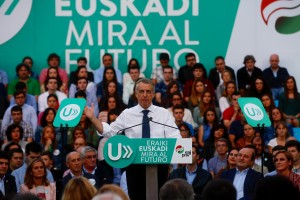 Urkullu, Ortuzar, Atutxa. Mitin. Barakaldo