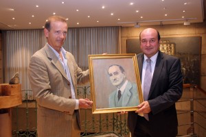 Entrega cuadro del Lehendakari Aguirre