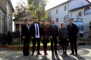 Familia de Iñigo Urkullu: Lucia Arieta-Araunabeña, Malen, Kerman, Karlos y Ama