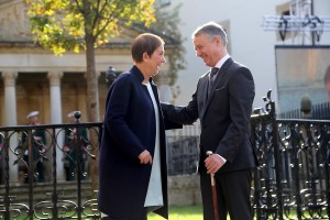 Iñigo Urkullu y Uxue Barkos